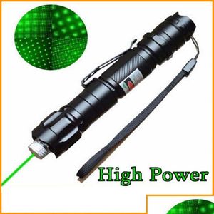 Laser Pointers Merk 1Mw 532Nm 8000M High Power Groene Pointer Light Pen Lazer Beam Militaire Lasers Epacket 258R drop Levering Electr Dht86