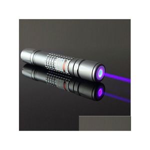 Laser Pointers Most Powerf 5000M 532Nm 10 Mile Sos Lazer Military Flashlight Green Red Blue Violet Pen Light Beam Hunting Teaching D Dhkhc