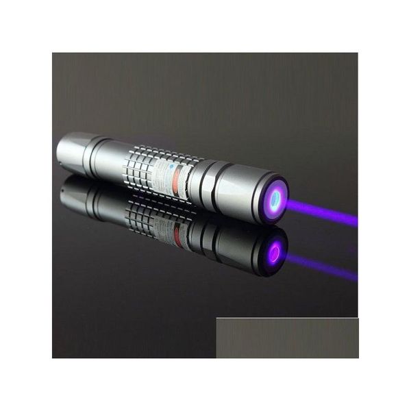 Pointeurs laser les plus puissants 5000M 532nm 10 milles Sos Lazer lampe de poche militaire vert rouge bleu violet stylo faisceau lumineux chasse enseignement D Dhkhc