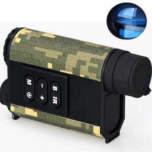 Livraison gratuite Télémètre laser chasse à la vision nocturne outils de test de distance de vitesse télescope chasse système d'amplification numérique infrarouge 4x