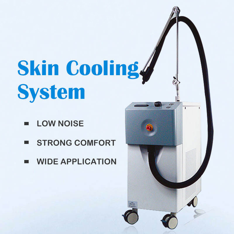 Resfriador de pele a laser crio máquina de resfriamento de ar frio resfriamento de ar de pele para terapia a laser