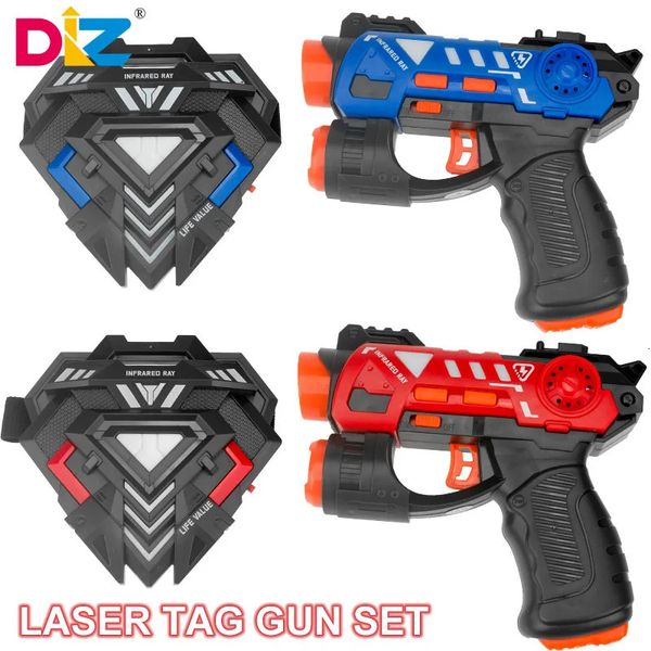 Laser Tag Gun Set électrique infrarouge jeu de combat jouet pistolets arme enfants pistolet de frappe pour garçons enfants Sports de plein air intérieur 240228