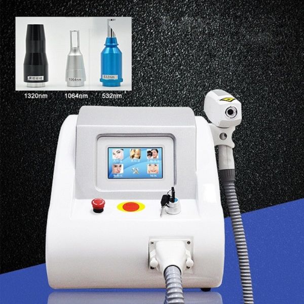 Machine de détatouage au laser Peeling au carbone Laser Tache noire Enlèvement de la tête noire Enlèvement des tatouages Q Switch ND YAG Laser Beauty Equipment Machine