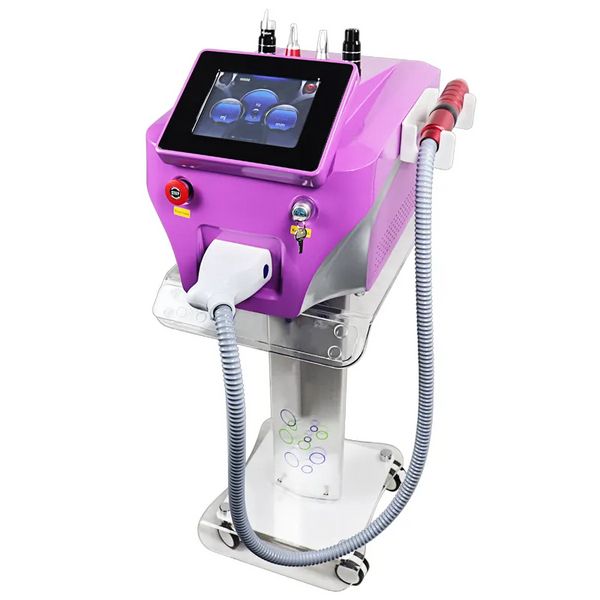 Máquina de eliminación de tatuajes con láser Máquina de belleza de terapia con láser Pico portátil Peeling de carbono Eliminación de pigmentos de cejas Instrumento de belleza para el hogar