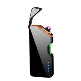 Láser Plasma inusual Ligero Electric USB USB a prueba de viento Lightores Lighters Gadgets For Men Technology