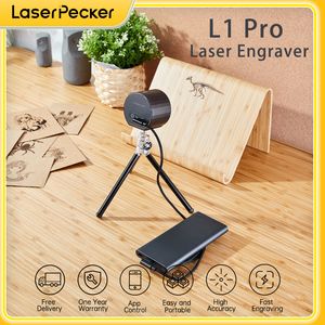 LaserPecker 1 Pro est le plus compact et le plus sûr pour utiliser la graveur laser, le bois de poche et la gravure laser en cuir