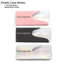Cajas de pestañas empaquetadas con papel vacío rosa negro personalizado al por mayor para pequeñas empresas Seelve Case Your 240313