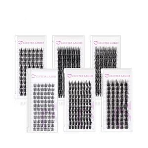 Wimper Clusters Individuele Wimpers DIY Lash Extensions 12-16mm C Krul Lengte Herbruikbare Zachte Natuurlijke Valse Wimpers Dunne Band Wimper Extensions voor Make-up thuis