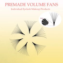 Lashkarat 320 fans wimperverlengingen Premade volume fans Medium stengel scherp dunne vooraf gemaakte Russische volumefan