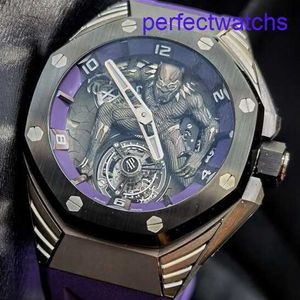 Last AP Wrist montre 26620 IO en 2021 OO D077CA.01 ABBE ROYAL OAK Concept Titanium Metal Ceramic Manual Mécanical Mens Watch 26620IO.OO.D077CA.01