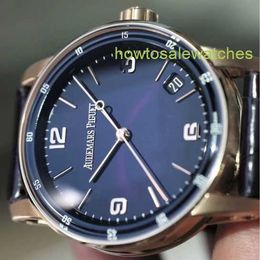 Dernière montre-bracelet AP CODE 11.59 série 41 mm automatique mécanique mode décontractée montre suisse célèbre pour homme 15210OR.OO.A028CR.01 violet fumé