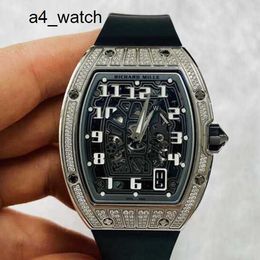 Lastrest Automatic Watch RM WRIST Watch Richardsmille Wristwatch RM67-01 Calendrier 38,7 * 47,5 mm RM6701 Platinum Original Diamond / Half Diamond Red Spicy Chicken RM67-02