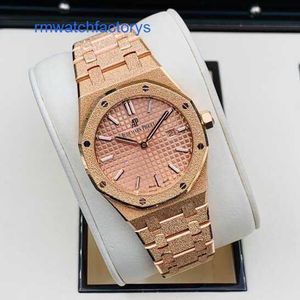 Dernière marque montre-bracelet AP montre-bracelet Royal Oak série montre pour femme 33 mm de diamètre mouvement à quartz précision acier platine or rose décontracté montre célèbre pour homme