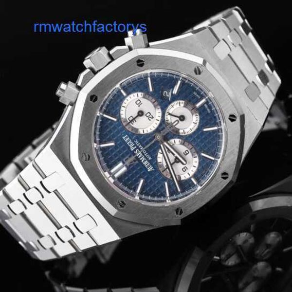 Dernière marque montre-bracelet AP montre-bracelet en acier King 26331 le plus élégant cadran bleu montre mécanique automatique cadran pour homme 41mm ensemble complet