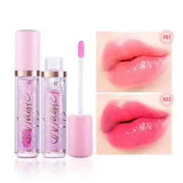 Langdurig hydraterende transparante voedende lipnectar Markerende lipgloss Warm Change Lip Glaze Lipolie