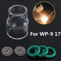 Lastoortsen 6 pièces #12 Fupa verre Pyrex tasse de soudage tasses en acier inoxydable filtres Orings Tig Kit d'outils de soudage pour Wp9 Wp17 18 26 lentille à gaz