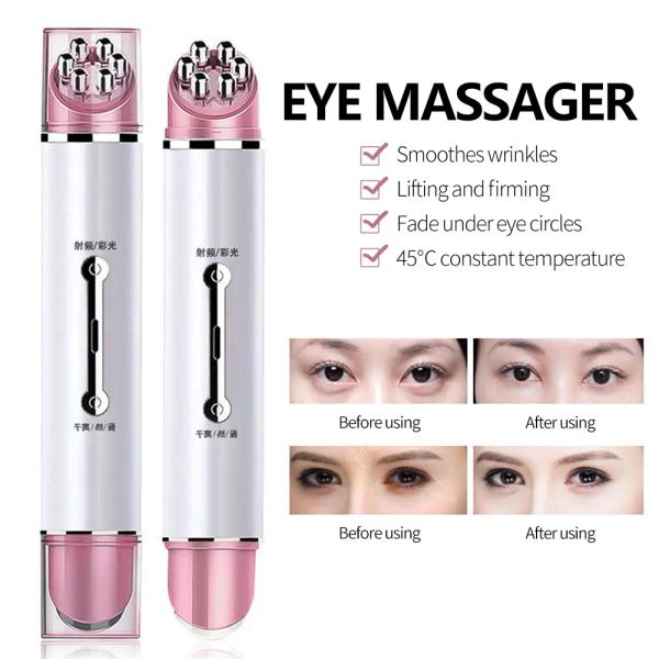 LASTOORTSEN Electric Eye Massageur Eye Beauty Instrument LED enlève les cercles sombres, anti-rides et anti-avant