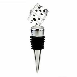 LASVEGAS -thema Crystal Dice Wine Bottle Stopper Event Party Supplies Wedding Bridal Shower FAVORS3748349