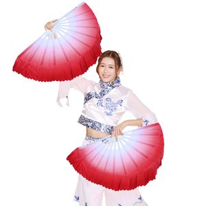 LATERON1 Paire Plastic Taichi Kungfu ventilateur de danse ventilateur de danse martial arts sportifs ventilateur de main pliant 13 pouces ventilateur gauche + ventilateur droit