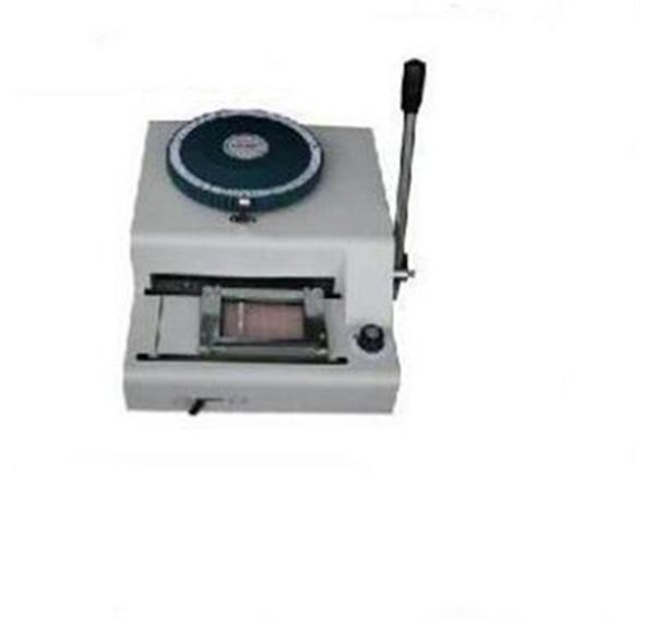 Última máquina de impresión de sangría de grabado en relieve de tarjeta de PVC manual 80