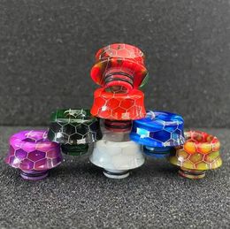 Nieuwste 2 Stijlen 510 Hars Drip Tips Kleurrijke Brede Boring Mondstuk Voor Sigaret Sigaren Tank Verstuivers Roken Accessoires Tool