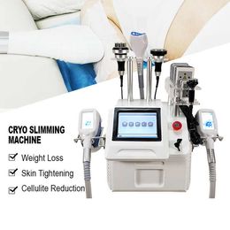 Dernier 360 degrés Cryolipolyse 3 Cryo Gire Fat Freing Freezing Big Le poids réduction rapide avec une machine de beauté laser RF 40k cavitation RF