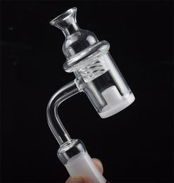 Nieuwste 4 mm dikke ondoorzichtige bodemkern Reactorhamer Quartz thermische banger nagel met binnenkant UFO Spinning Carb Cap voor glazen waterpijpen Dab Rigs