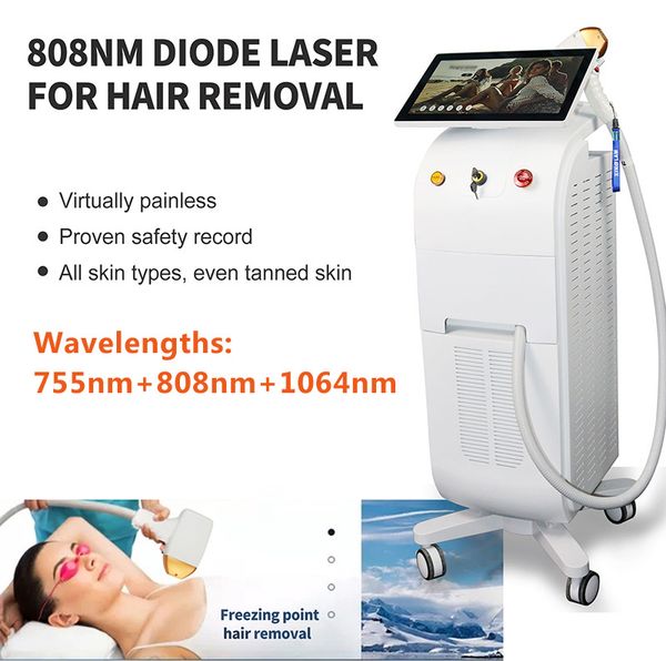 Dernières tailles de point d'épilation au laser 808nm machines de perte de cheveux au laser à diode 13x20mm pour appareil de traitement complet du corps et du visage