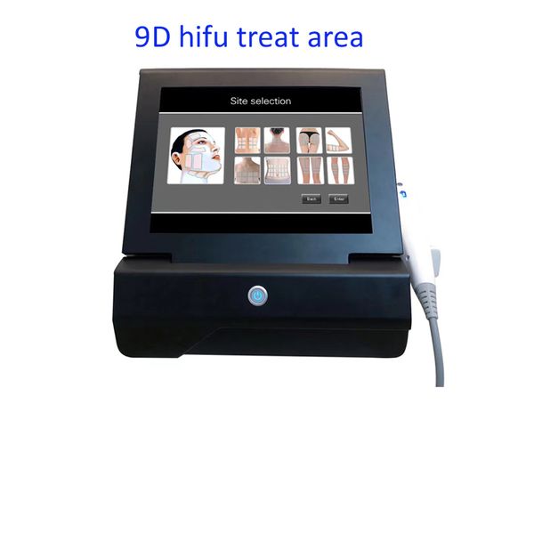 Dernière machine amincissante 9D Hifu 6D focalisée élimination des rides par ultrasons anti gonflé serrer le spa facial de levage