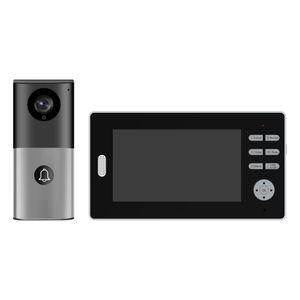 Dernier système d'interphone vidéo sans fil Anjielo Smart 2.4GHz avec écran IPS de 7 pouces inclus batterie