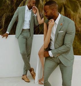 Lo último en hermosos trajes verdes de boda para hombre, traje de solapa pico para hombre, esmoquin para hombre, chaqueta ajustada de 2 piezas, chaqueta y pantalón