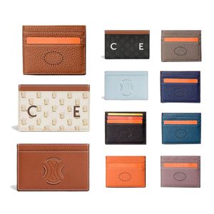 Nieuwste kaarthouder dames Key Wallets Pouch Coin Portemuleert Luxurys Designer met doos Porte Carte Purse CL Hollow Out Mens Wallet Cardholder Lederen kaarthouders