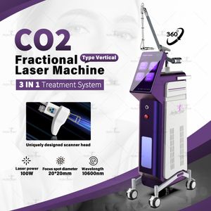 Dernière machine professionnelle de resurfaçage au laser CO2 pour l'élimination des cicatrices d'acné, dispositif de serrage vaginal fractionné au laser CO2 approuvé par la FDA, puissance 60w