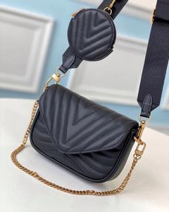 Dames Designer Luxe Crossbody Tassen New Wave Multi Portemonnees met Mini Portemonnee Accessoires Damesmode Schoudertas