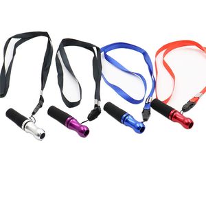 Dernière Coloré Narguilé Shisha Fumer Lanière Accrocher La Corde En Alliage D'aluminium Silicone Filtre Tuyau Embouchure Portable Bouche Conseils Titulaire DHL