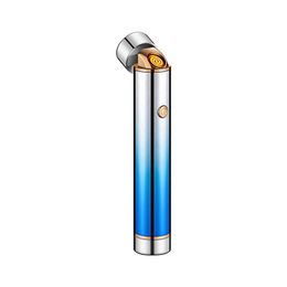 Dernière lumière de projection colorée Double ARC Briquet USB Charge Cyclique Portable Romantique Ciel Étoilé Herbe Cigarette Tabac Titulaire DHL