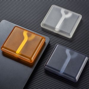 Étui à cigarettes en plastique Transparent coloré, étui à cigarettes pour herbes sèches, boîte de rangement, coque de protection innovante et Portable, étuis de rangement pour fumer