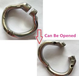 Dernière courbe Snap Ring Pièces pour mâle en acier inoxydable Cock Pinis Cage Belt Dispositif BDSM Produits BDSM Toy S0596280399