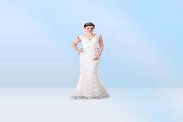 Nieuwste ontwerp een lijn trouwjurken top verkopen prinses lange bruidsjurken w1428 veer vneck sjerp wit en paars satijnen kralen1360726