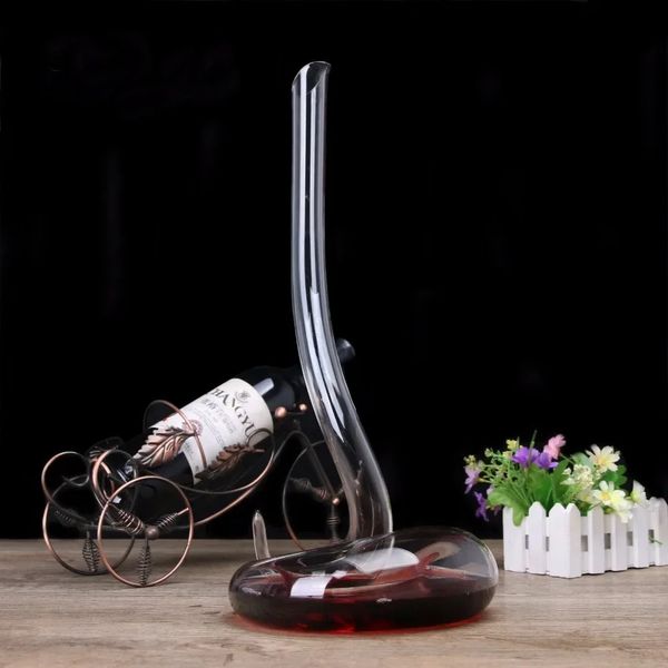 Dernière design manuel de soufflage artificiel à la coupe froide plombe sans cristal Snake transparent vigne transparent carcantre 240420