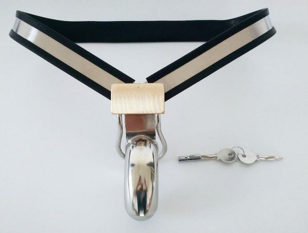 Dispositif de chasteté modèle Y pour homme, ceinture avec Cage à coq HR06, en acier inoxydable, bdsm, jouets sexuels de bondage en métal, dernière conception