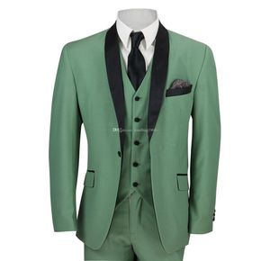 Dernière conception un bouton marié Tuxedos châle revers garçons d'honneur hommes costumes de mariage 3 pièces Blazer (veste + pantalon + gilet + cravate) K43