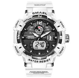 Nieuwste ontwerp smael dual time digital horloges sport voor Men064099799