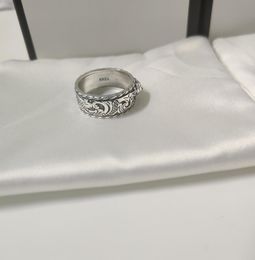 Nieuwste ontwerp tijgerkop 925 sterling zilveren ring paar persoonlijkheid retro ring ontwerp ring mode-sieraden supply4182223