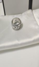 Nieuwste ontwerp tijgerkop 925 sterling zilveren ring paar persoonlijkheid retro ring ontwerp ring mode-sieraden supply1406895