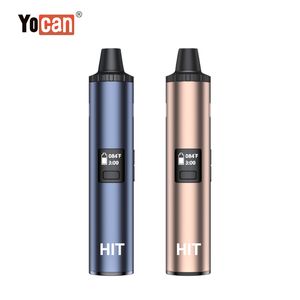 Yocan Hit Dry Herb Vape Kit portable Vaporisateur 1400mAh Pen Vapor Dernière Design Vs Vane