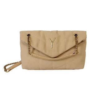 Marque de luxe Designer chaîne sac pour femmes toile souple sac à bandoulière sac à bandoulière ChaoY018