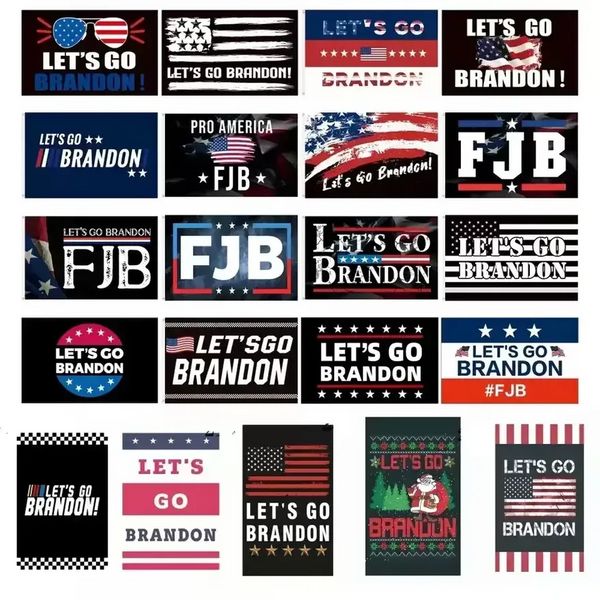 Dernières conceptions Direct Factory 3x5Ft Drapeaux 90x150cm Lets Go Brandon Save America Again Trump Flag For 2024 President Election U.S. densign 0712