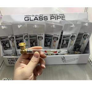 Dernière pipe à fumer en métal de style diamant avec écran à mailles tabac détachable filtre à cigarettes à main tuyaux accessoires barboteurs outils de bol