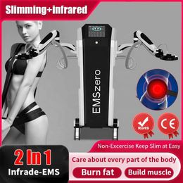 Nieuwste EMSzero elektromagnetische spierstimulator NEO Spiermassa opbouwen en vet verminderen Infraroodhitte Pijnbestrijding Body Training Machine voor lichaamssculptuur Gewichtsverlies